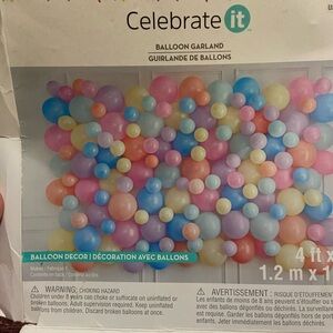 Celebrate It Vibrant Balloon Garland